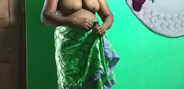  desi  indian horny tamil telugu kannada malayalam hindi vanitha showing big boobs and shaved pussy  press hard boobs press nip rubbing pussy masturbation using green candle